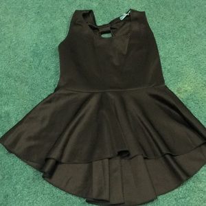 Julies Closet Black Bow Top